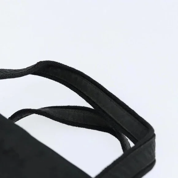 PRADA Hand Bag Nylon Black Silve - Picture 9 of 16